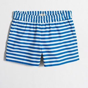 J.Crew Boardwalk Shorts Blue and White Stripes